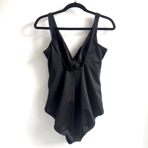 Miraclesuit Oceanus One Piece Swimsuit Black Size 12 - Picture 6 of 16